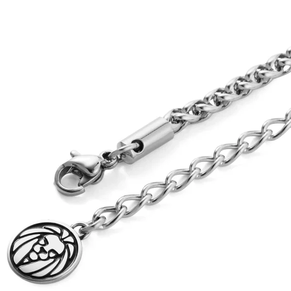 Lucleon Collier Tadd En Acier Avec Ancre Et Onyx 5