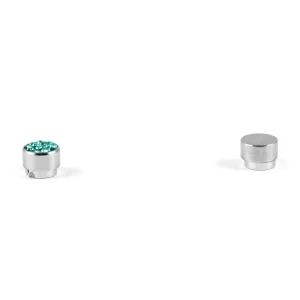 Fort Tempus Clou D’oreille Magnétique à Zircone Bleue 6 Mm 10