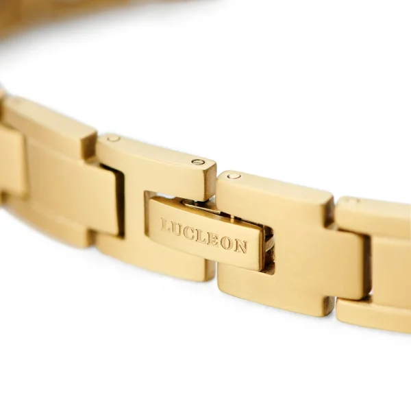 Lucleon Bracelet Magnétique En Titane Doré 5