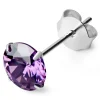 Lucleon Clou D’oreille à Zircone Violette Claire – 6 Mm 22