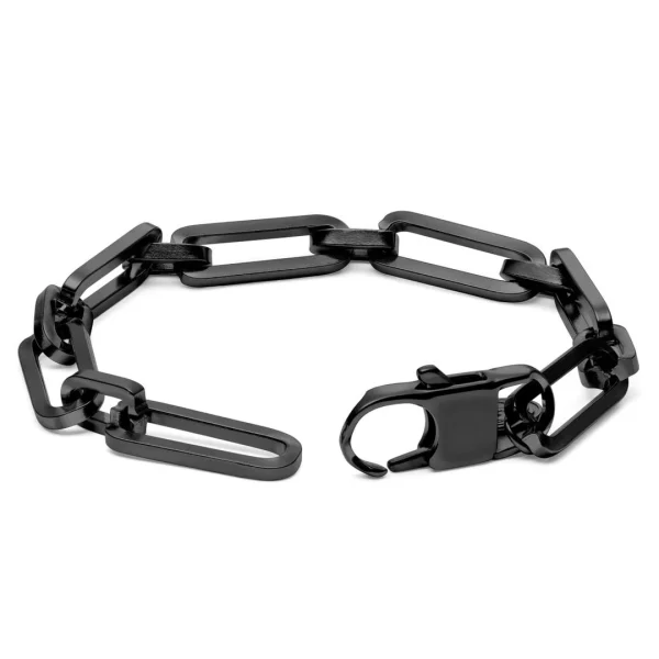 Lucleon Bracelet à Chaîne Torsadée Couleur Gunmetal Cedric Amager 3