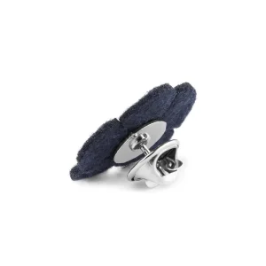 Warren Asher Pin’s à Fleur Blanche Et Marine 14