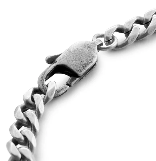 Lucleon Aspero | Bracelet En Perles D’onyx Et Crânes Gris 10 Mm 4