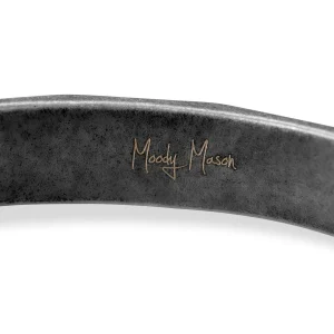 Moody Mason Bracelet Manchette Jax à Pointes En Acier Gris 11
