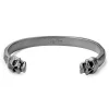 Moody Mason Bracelet Manchette Jax Tête De Mort En Acier 13