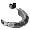 Moody Mason Boucle D’oreille Jax En Acier Gris Foncé – La Serre 20