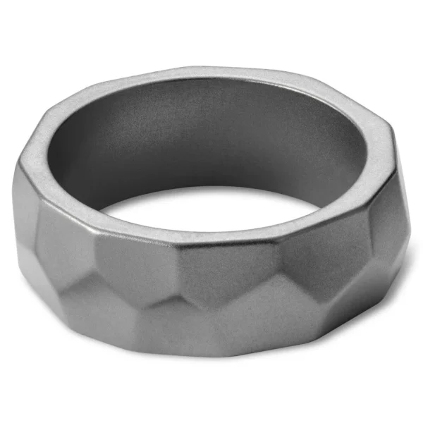Moody Mason Large Bague En Acier Jax 1