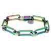 Lucleon Bracelet à Chaîne Torsadée Couleur Arc-en-ciel Cedric Amager 22