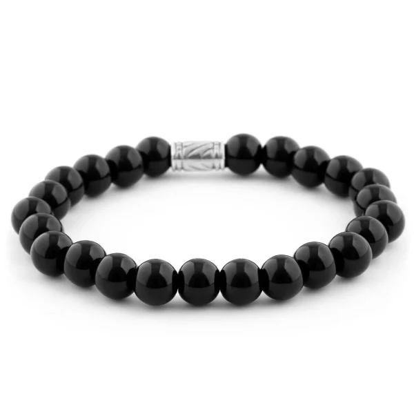Neshraw Bracelet Noir Liquide Onyx 3