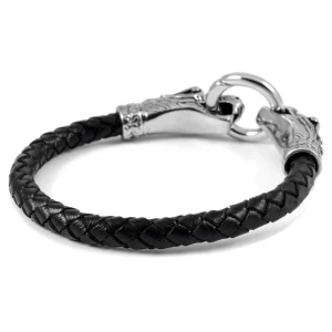Fort Tempus Bracelet En Cuir Tresse Bolo Et Serpents 11