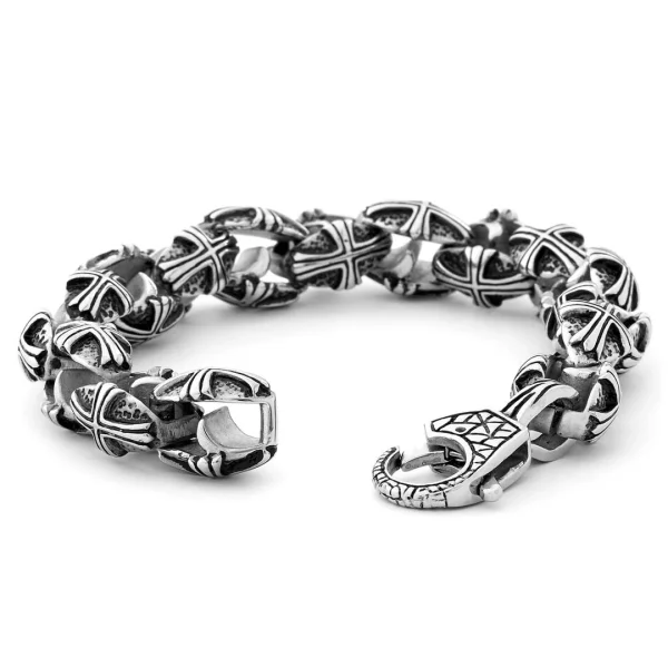 Fort Tempus Bracelet An Acier Boucliers 4