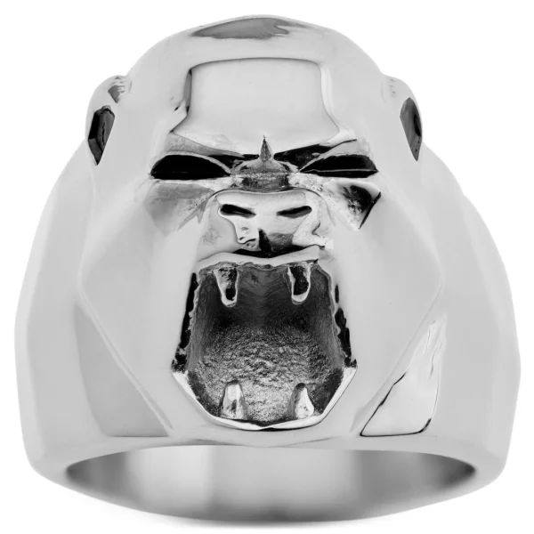 Moody Mason Bague Mack Le Gorille Argenté 3