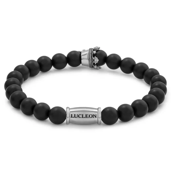 Lucleon Bracelet Vasilios En Onyx Argenté 3