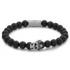 Lucleon Bracelet Vasilios En Onyx Argenté 20