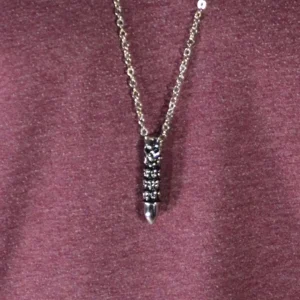 Fort Tempus Collier à Pendentif Cartouche Et Crânes 12