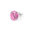 Lucleon Boucle D’oreille Ronde Et Rose En Zircone – 6 Mm 8