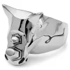 Moody Mason Bague Mack Le Rhino Argenté 13