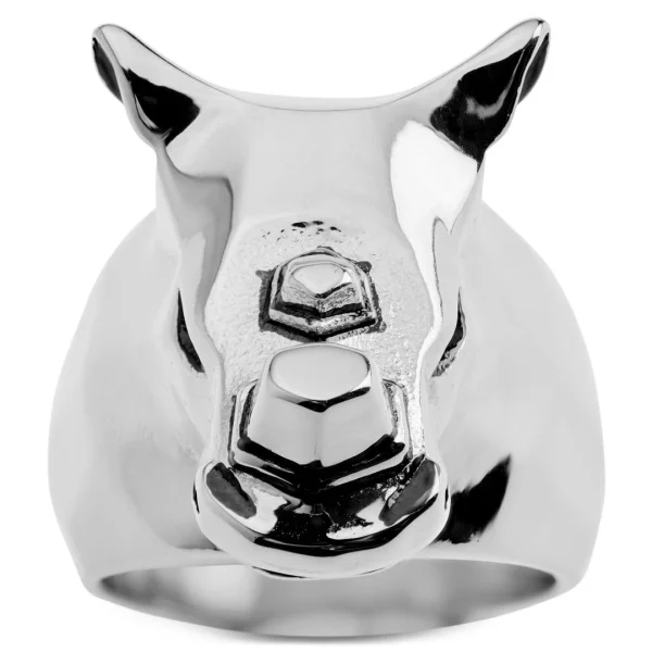 Moody Mason Bague Mack Le Rhino Argenté 3