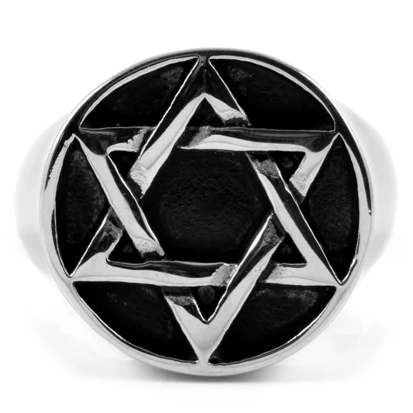 Fort Tempus Bague L’étoile De David 3