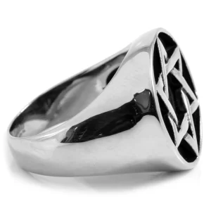 Fort Tempus Bague L’étoile De David 10
