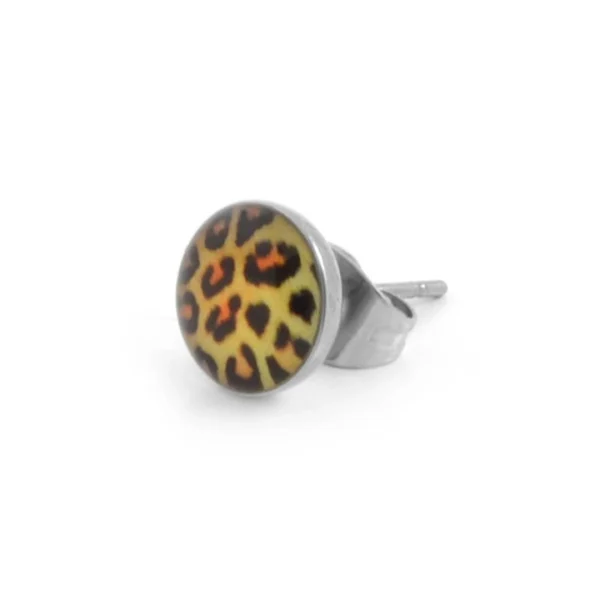 Fort Tempus Boucle D’oreille Léopard Simple 1