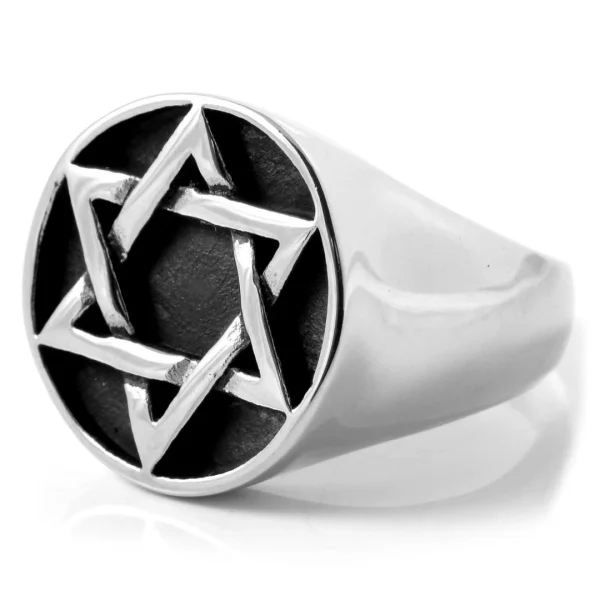 Fort Tempus Bague L’étoile De David 1
