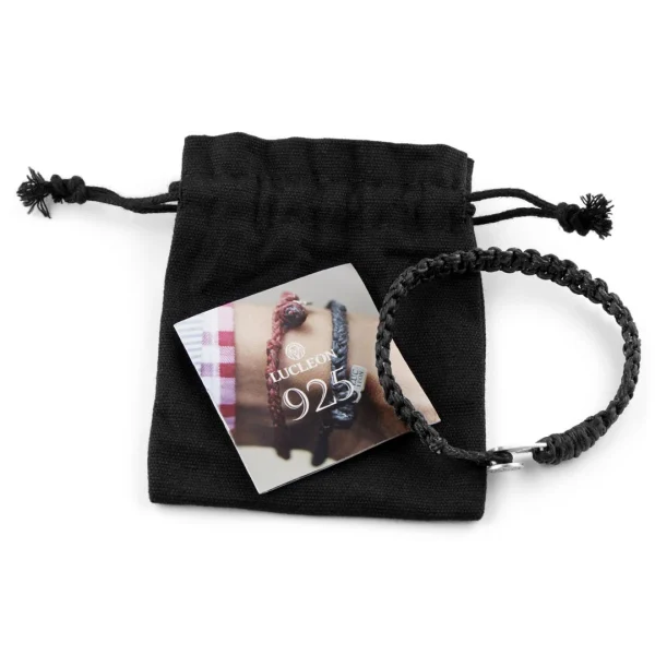 Lucleon Bracelet Noir James 925 4