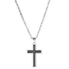 Fort Tempus Collier à Pendentif Rotatif En Forme De Croix Chrétienne 19