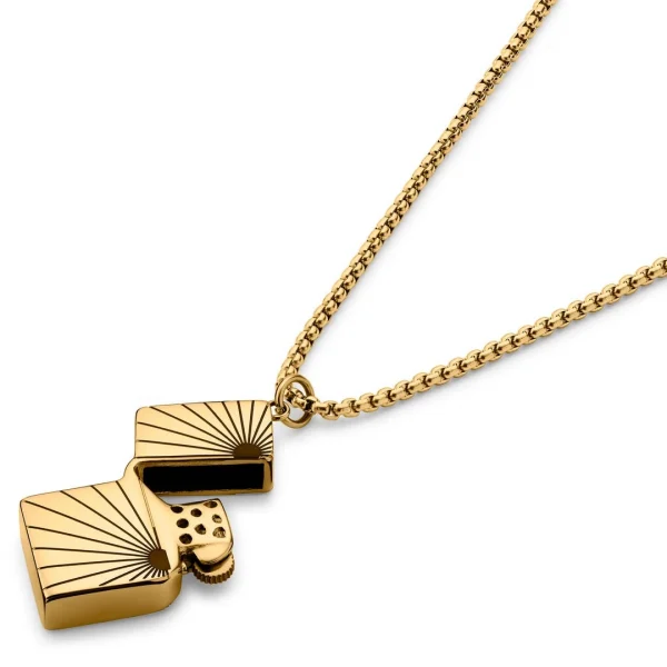 Otsu Egan | Collier Le Briquet En Métal Doré 5