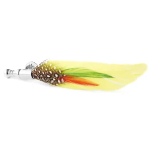 Warren Asher Épinglette « La Plume » Jaune 10