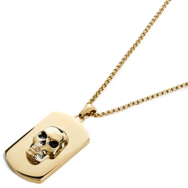 Lucleon Collier à Pendentif Doré Icarus Damiano 5