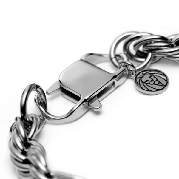 Lucleon Bracelet En Métal Tressé Argenté Corwin Amager – 10 Mm 4