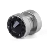 Fort Tempus Boucle D’oreille Magnétique à Cristaux Noirs 13