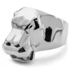 Moody Mason Bague Argentée Mack L’hippopotame 14