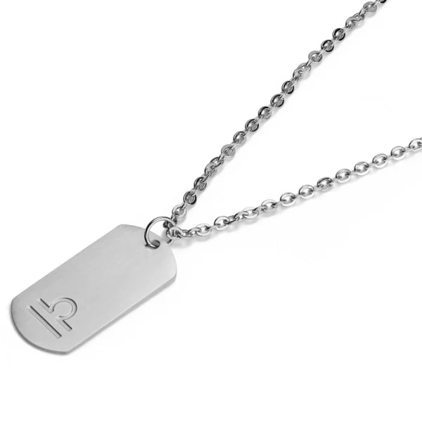 Lucleon Collier Zodiaque En Acier Argenté – La Balance 5