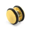 Fort Tempus Boucle D’oreille Magnétique Noire Dorée 10 Mm 22