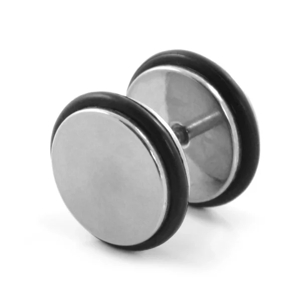 Fort Tempus Boucle D’oreille Argentée Avec Caoutchouc 10 Mm 1