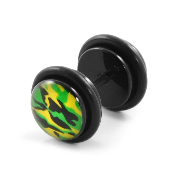 Fort Tempus Boucle D’oreille Camouflage 7 Mm 1