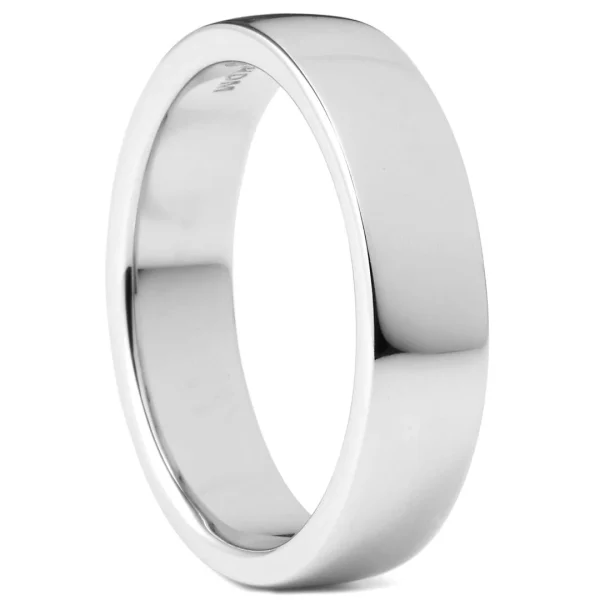 Northern Jewelry Anneau Classique à Profil étroit En Argent 925s 1