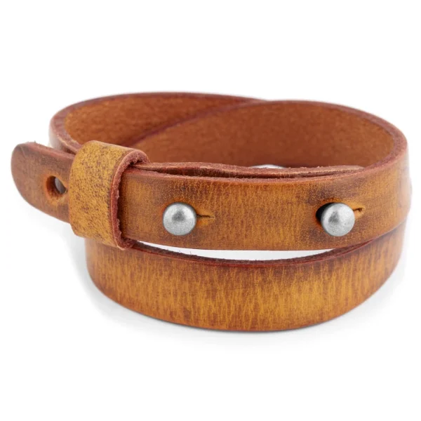 Salt & Hide Bracelet En Cuir Tanné Jackson 3