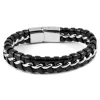 Fort Tempus Bracelet En Cuir Flèche Argentée 16