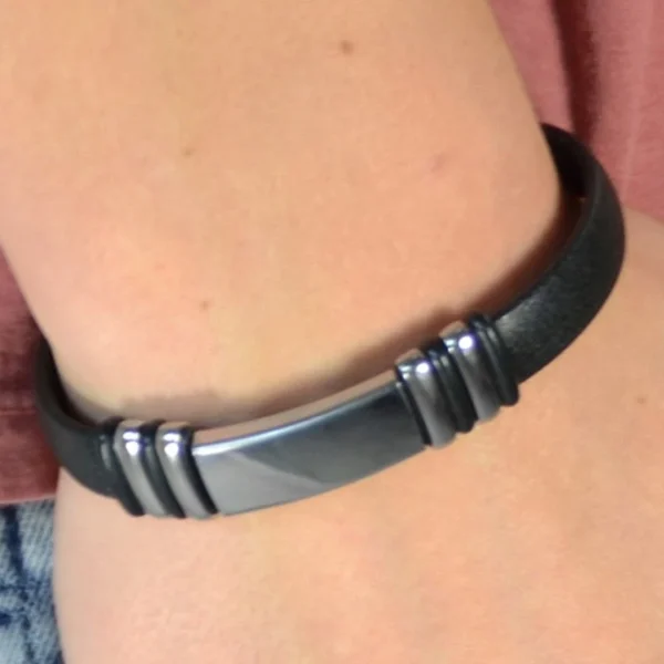 Fort Tempus Bracelet En Caoutchouc Et Brillant 5