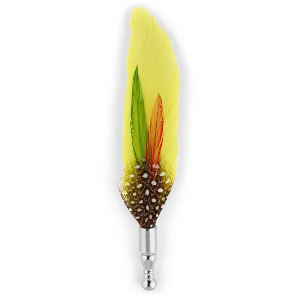 Warren Asher Épinglette « La Plume » Jaune 1