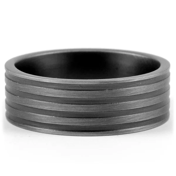 Lucleon Bague Positive En Acier 7
