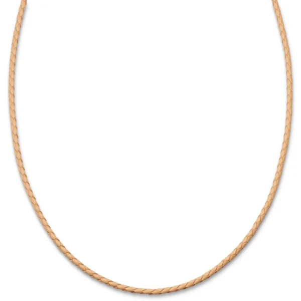 Lucleon Tenvis | Collier En Cuir Jaune Sable 3 Mm 1