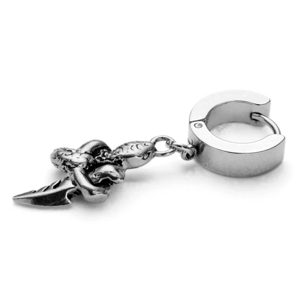 Fort Tempus Boucle D’oreille Serpent & Couteau 4