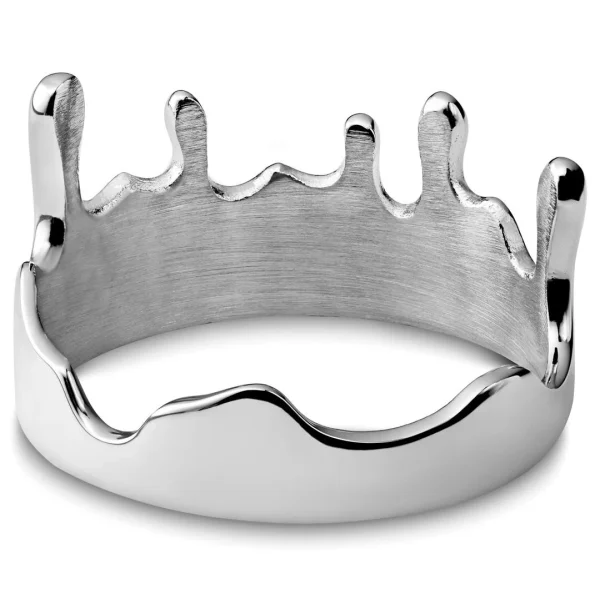 Otsu Fahrenheit | Bague En Métal Argenté 5
