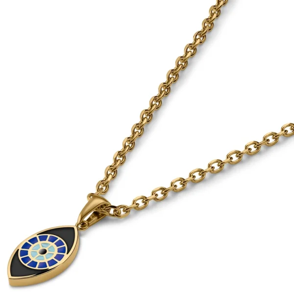 Waykins Evil Eye | Collier Doré 3