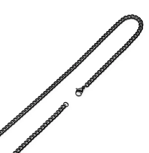 Lucleon Chaîne Noire – 3 Mm 4