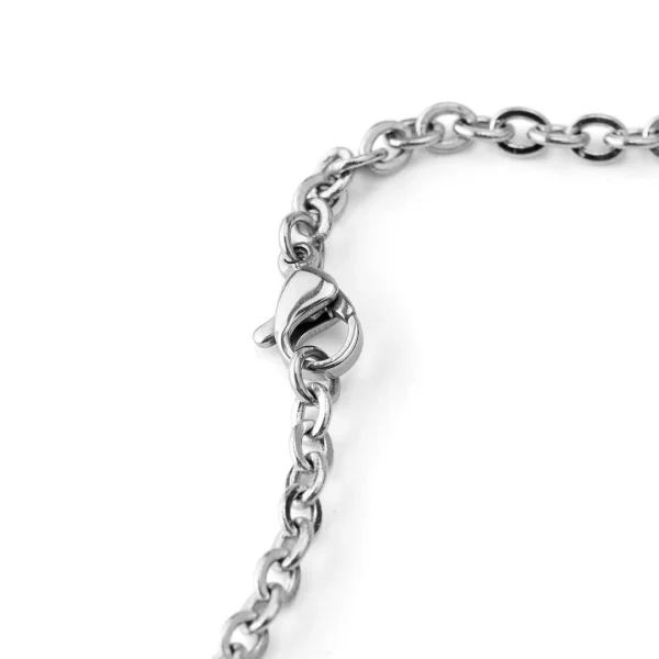 Fort Tempus Collier à Pendentif En Croix Et Motif De Clous Croisés 5
